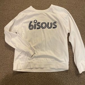 Clare V Bisous Sweatshirt